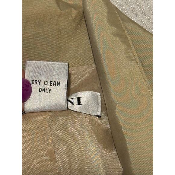 ALFANI Trench Coat Silky Tan Lined Polyester/Nylon - Size XL - Picture 7 of 8